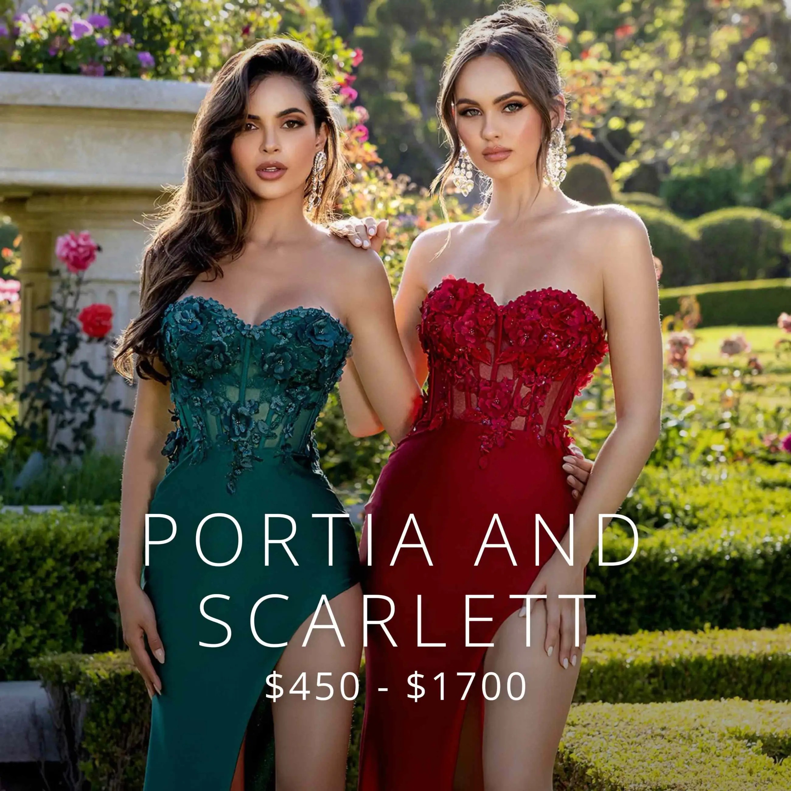 Portia and Scarlett prom dresses